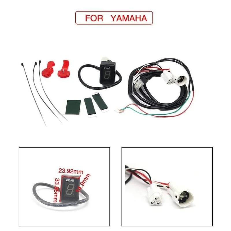 Alconstar-1-6 Getriebe Ecu Stecker Montieren Motorrad EFI Geschwindigkeit Getriebe Display Anzeige Für Suzuki für Honda für Yamaha für Kawasaki