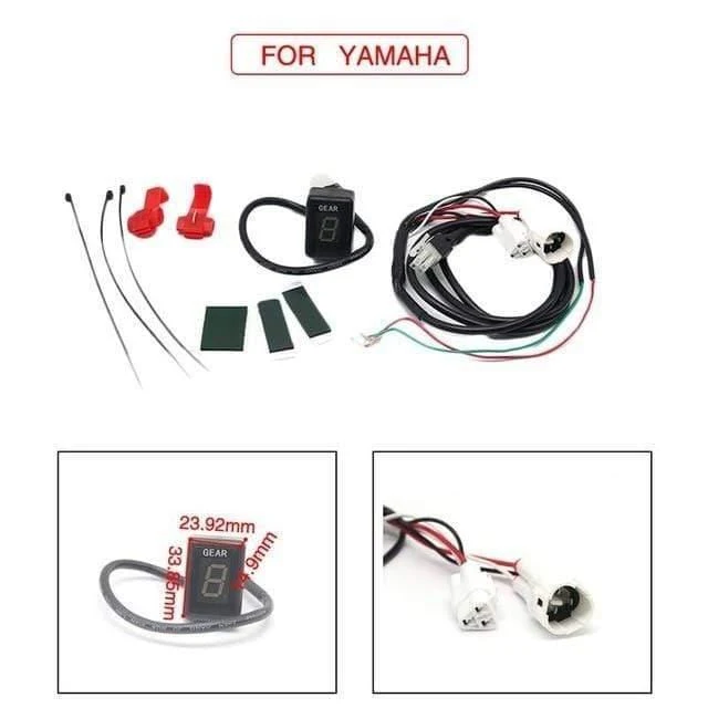 Alconstar-1-6 Getriebe Ecu Stecker Montieren Motorrad EFI Geschwindigkeit Getriebe Display Anzeige Für Suzuki für Honda für Yamaha für Kawasaki