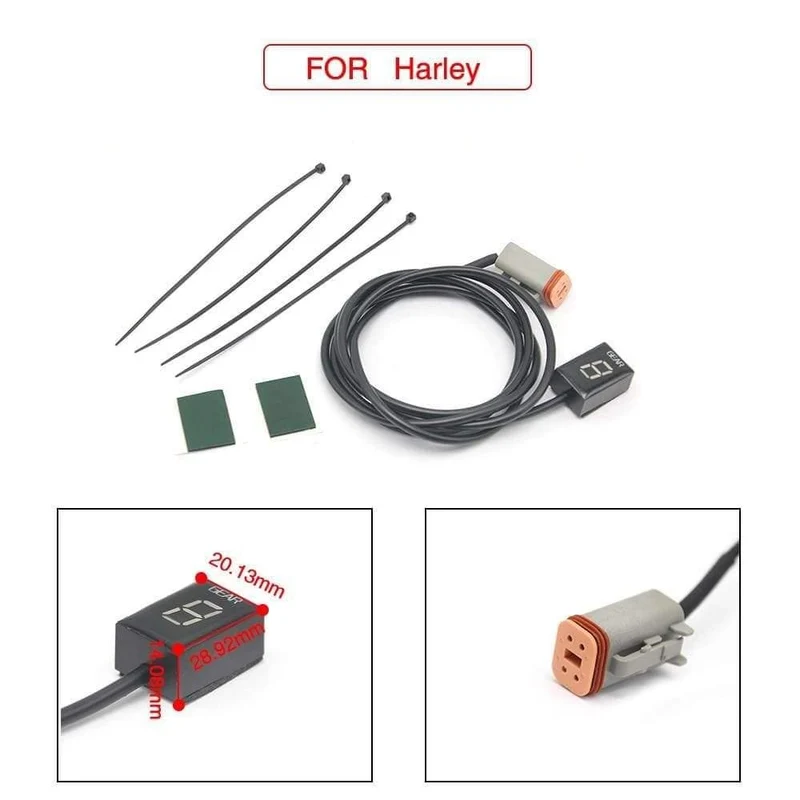 Alconstar-1-6 Getriebe Ecu Stecker Montieren Motorrad EFI Geschwindigkeit Getriebe Display Anzeige Für Suzuki für Honda für Yamaha für Kawasaki