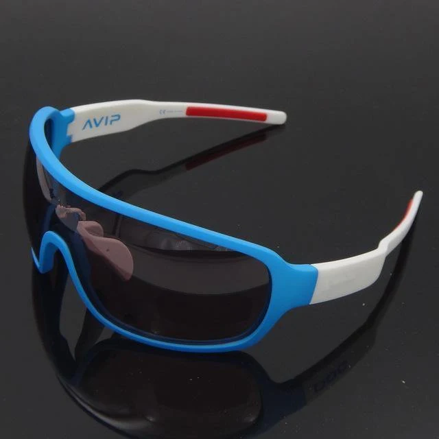 Skibrille Blade Radfahren Sonnenbrille 4 Linse Polarisierte Männer Sport Straße Mtb Mountainbike Brille Brillen