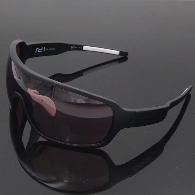 Skibrille Blade Radfahren Sonnenbrille 4 Linse Polarisierte Männer Sport Straße Mtb Mountainbike Brille Brillen