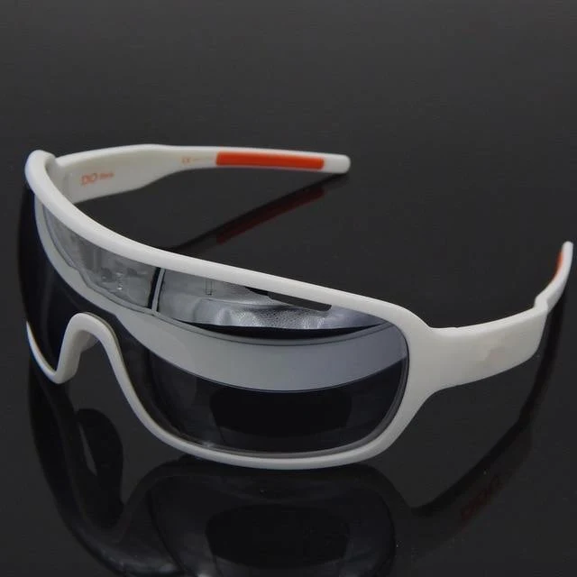 Skibrille Blade Radfahren Sonnenbrille 4 Linse Polarisierte Männer Sport Straße Mtb Mountainbike Brille Brillen