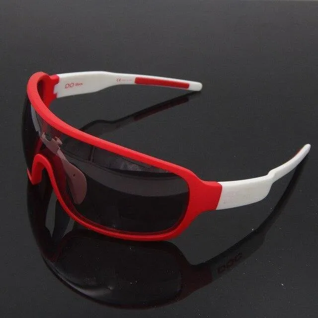 Skibrille Blade Radfahren Sonnenbrille 4 Linse Polarisierte Männer Sport Straße Mtb Mountainbike Brille Brillen