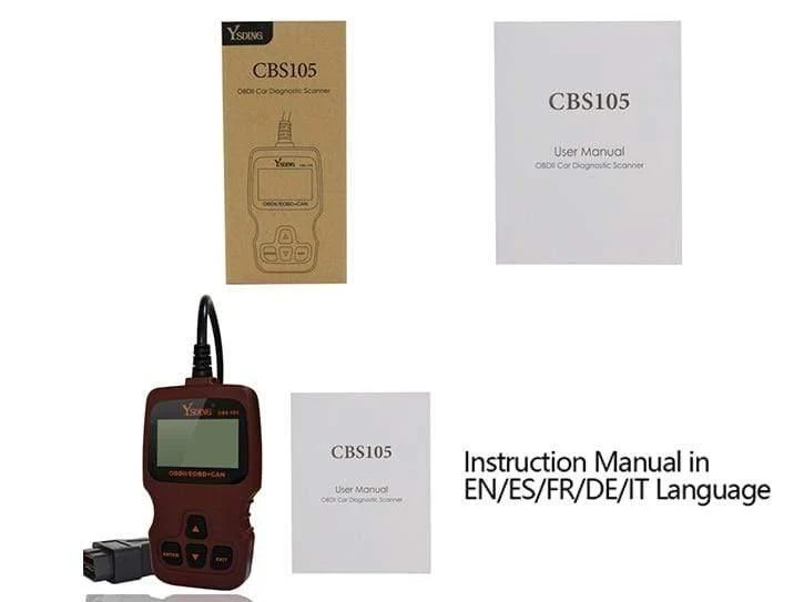 CBS-105 OBD2 Automotive Scanner OBD Auto Diagnose ToolCode Reader ODB2 Scanner OBDII OBD Auto Diagnose Scanner