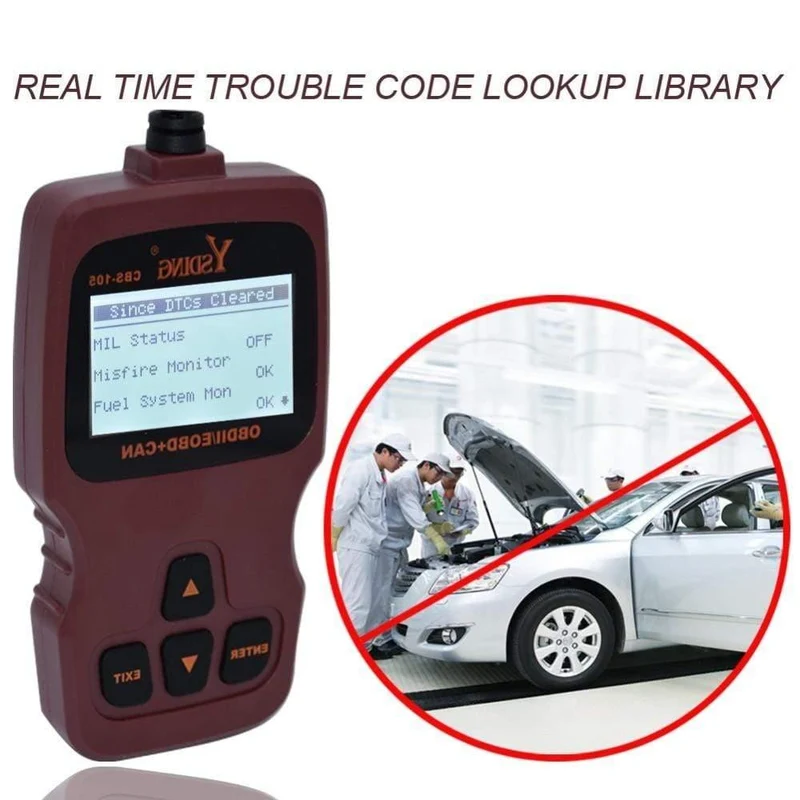CBS-105 OBD2 Automotive Scanner OBD Auto Diagnose ToolCode Reader ODB2 Scanner OBDII OBD Auto Diagnose Scanner