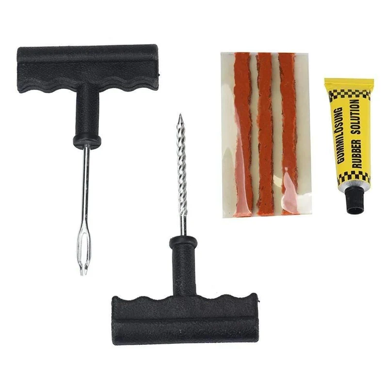 Professionelle Auto Reifen Reparatur Werkzeuge Auto Tubeless Reifen Punktion Reparatur Stecker Kit Nadel Patch Fix Werkzeuge Nützliches Set Auto Zubehör