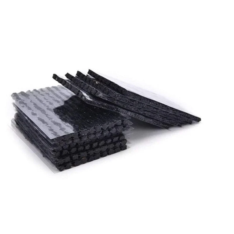 100 stücke Auto Reifen Tubeless Reifen Dichtung Streifen Dauerhafte Verschleiß Widerstand Reparatur Gummi Streifen Reifen Reparatur Werkzeuge Für Auto Reifen