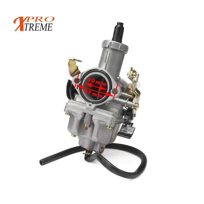 PZ30 IRBIS TTR250 Tuning Tuned Power Jet für Keihin 30 mm Vergaser, sichtbare Twister-Kabelgriffe