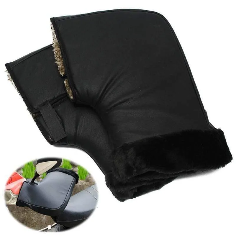 Wasserdichte Motorrad Roller Winter Handschuhe Quad Bike Lenker Hand Fur Muffs Handschuhe Mitts Winter Warmer