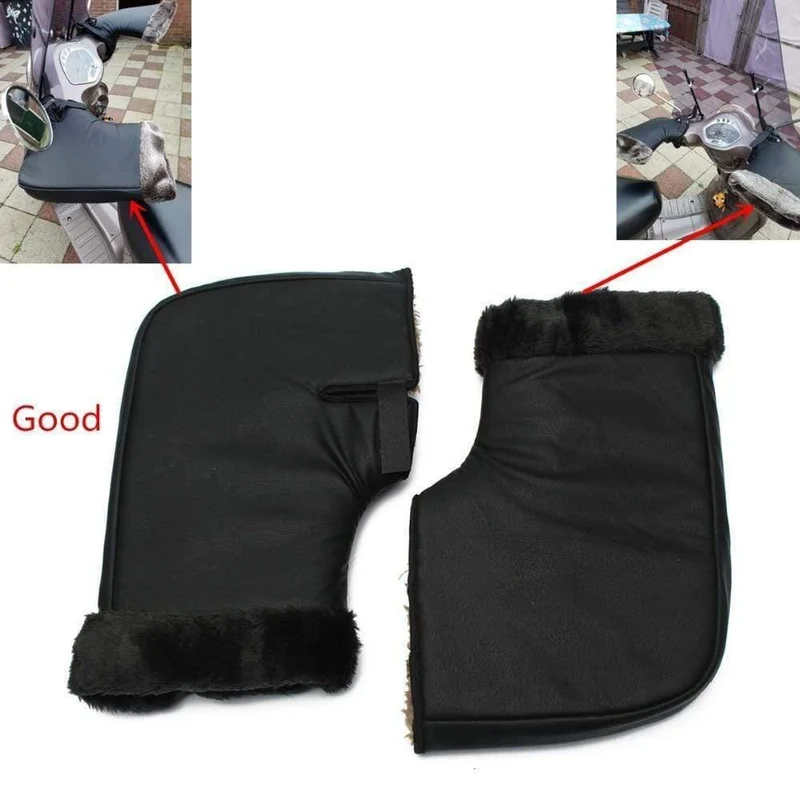 Wasserdichte Motorrad Roller Winter Handschuhe Quad Bike Lenker Hand Fur Muffs Handschuhe Mitts Winter Warmer