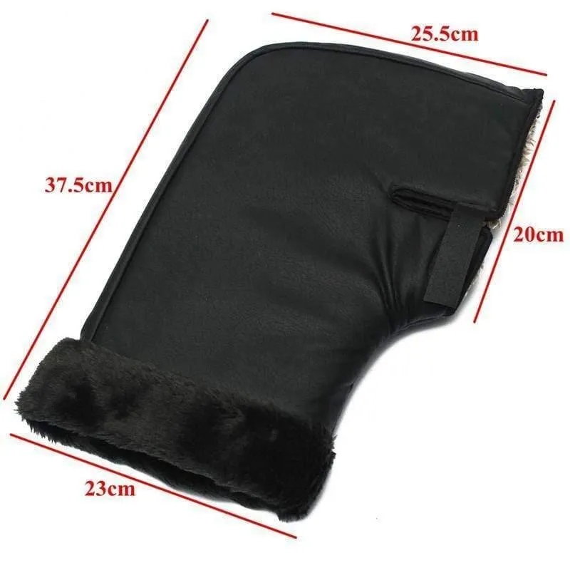 Wasserdichte Motorrad Roller Winter Handschuhe Quad Bike Lenker Hand Fur Muffs Handschuhe Mitts Winter Warmer