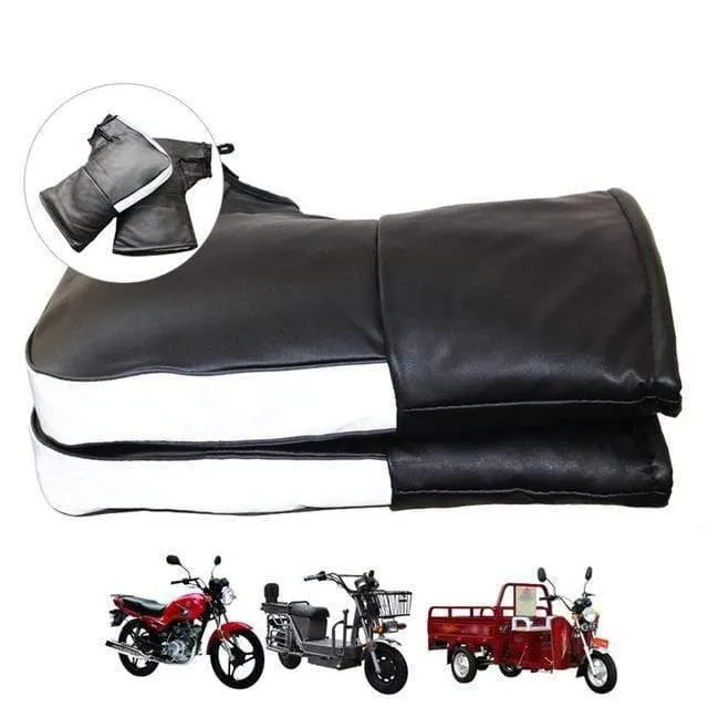 Universal Motorrad Fahrrad Lenker Handschuhe Winter Warme Roller Quad Bike Winddicht Griff Bar Handschuhe Schutz Abdeckung