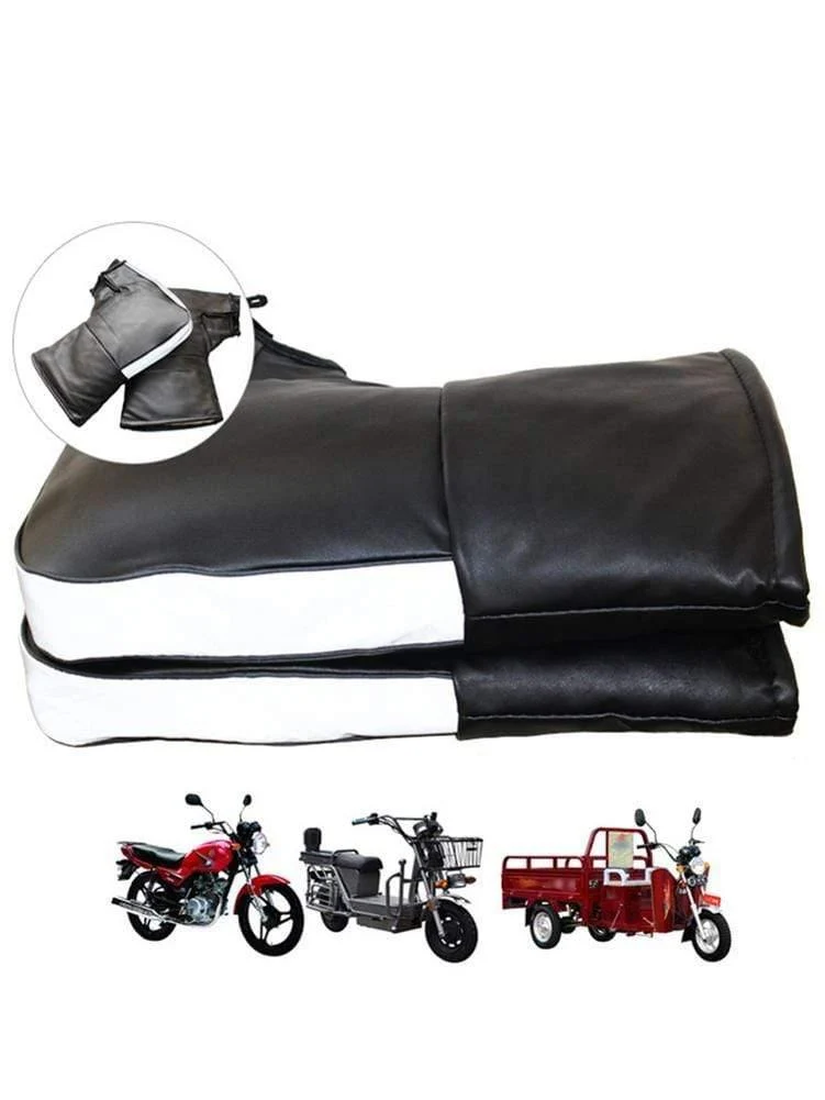 Universal Motorrad Fahrrad Lenker Handschuhe Winter Warme Roller Quad Bike Winddicht Griff Bar Handschuhe Schutz Abdeckung
