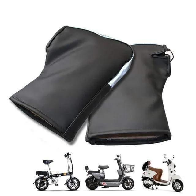 Universal Motorrad Fahrrad Lenker Handschuhe Winter Warme Roller Quad Bike Winddicht Griff Bar Handschuhe Schutz Abdeckung