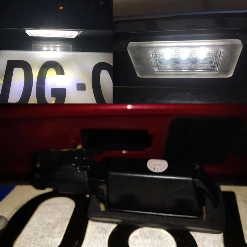 Canbus Kein Fehler LED Lizenz Nummer Platte Licht Für Peugeot 207 308 2008 208