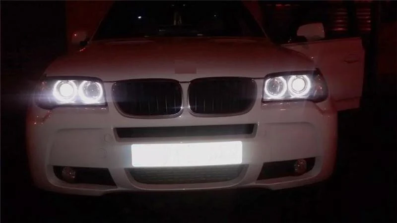 Xenon weiß E39 LED Angel Eyes Halo Glühbirne Scheinwerfer für BMW E39 E83 X3 E53 X5 E60 Auto LED Marker Angel Eyes