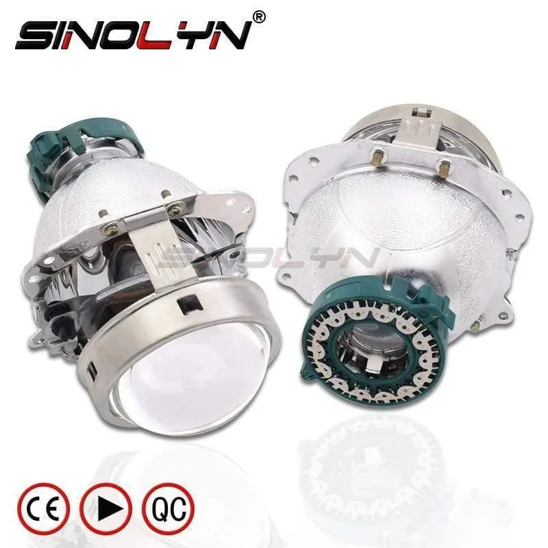 EVOX-R V2.0 D2S Bi-Xenon-Projektorlinse Scheinwerfer ersetzen für BMW E60 E39 X5 E53 / Audi A6 C5 C6 A8 / Mercedes Benz W211 209 / Octavia