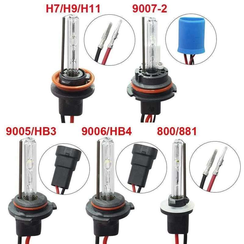 55W Autoscheinwerfer Nebelscheinwerfer HID-Xenon-Licht-KIT Birnen-Vorschaltgerät H1 H3 H4 H7 H8 H9 H11 9005 HB3 9006 9007 881 4300K-10000K Schnellstart