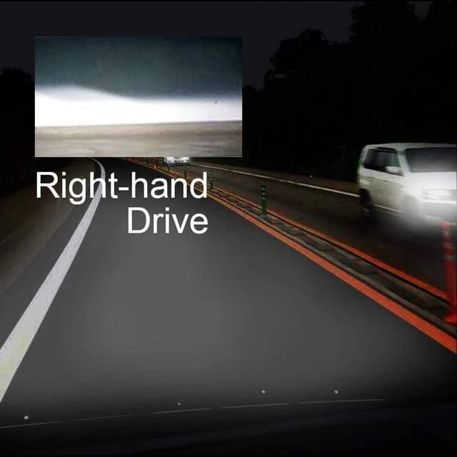 2 Stück H4 LED Hi-Lo Mini-Projektorlinsenscheinwerfer für Auto, klares Strahlmuster, 12 V, 5500 K, kein Astigmatismusproblem, lebenslange Garantie