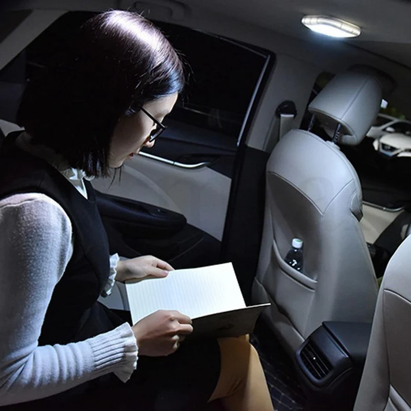 Universal-Automobile Auto Innen lesen licht Dome USB Lade Dach Decke Magnet Lampe Touch Typ Nachtlicht Stamm Drl