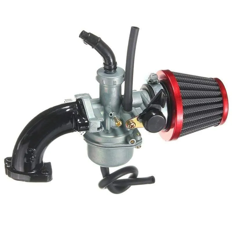 22mm PZ22 Carb Vergaser Luftfilter Ansaugrohr Für 110cc 125cc SSR Lifan CRF50 Pit Dirt Bike Motorrad ATV