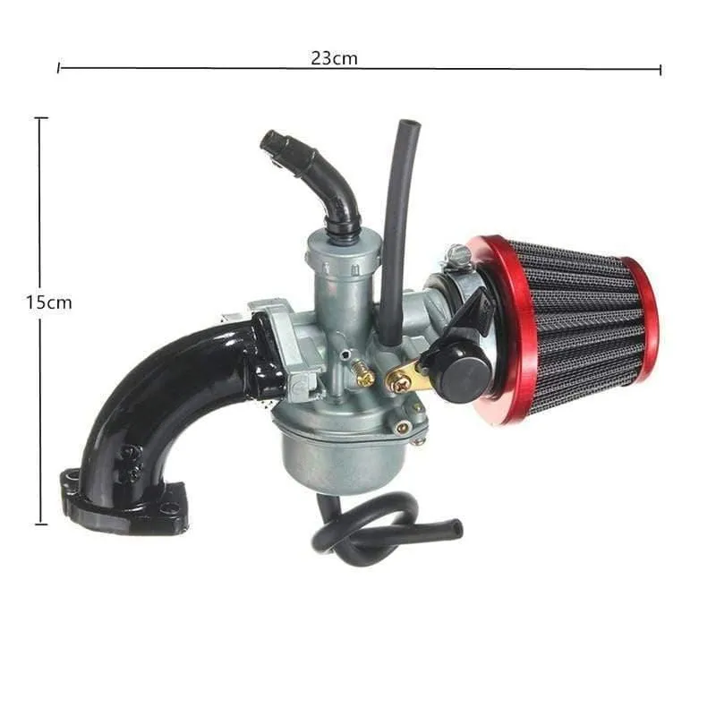 22mm PZ22 Carb Vergaser Luftfilter Ansaugrohr Für 110cc 125cc SSR Lifan CRF50 Pit Dirt Bike Motorrad ATV