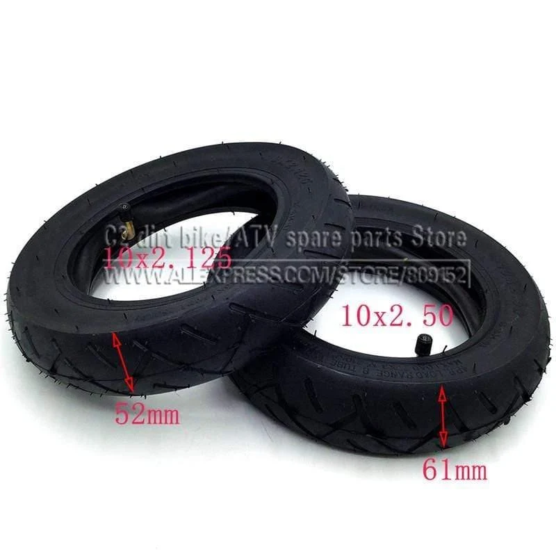 10x2.50 10x2.0 10xNUMX 2.125X10 Elektroroller Balancing Hoverboard Self Smart Balance Reifen Außendurchmesser 3.0inch Reifen und Schlauch