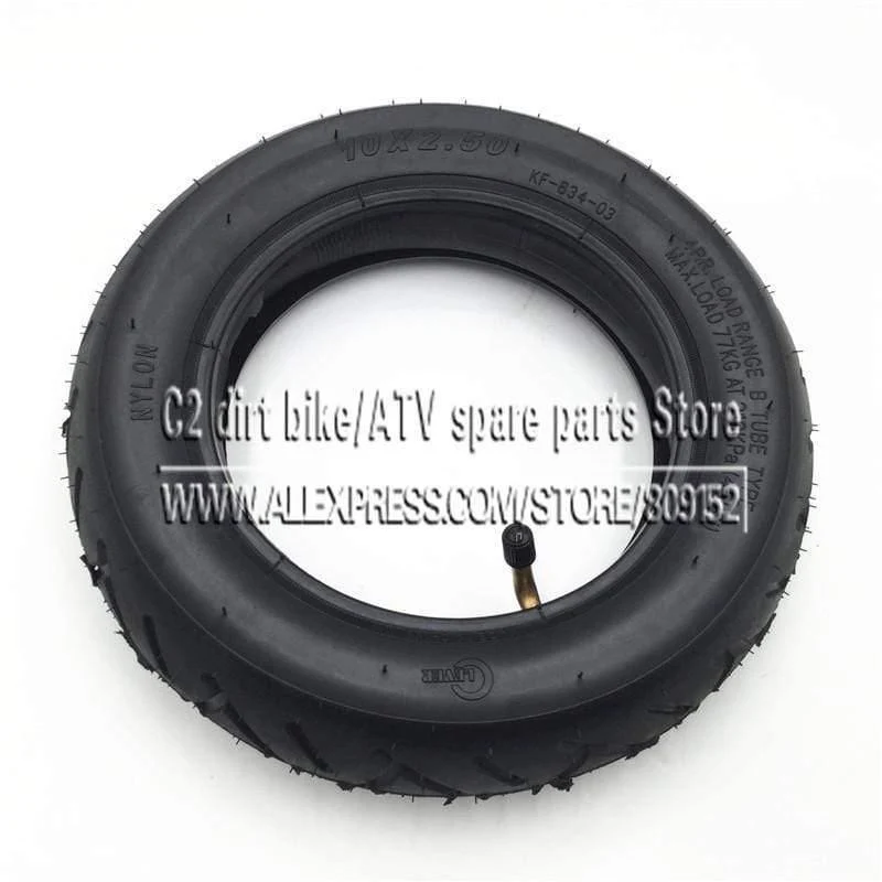 10x2.50 10x2.0 10xNUMX 2.125X10 Elektroroller Balancing Hoverboard Self Smart Balance Reifen Außendurchmesser 3.0inch Reifen und Schlauch