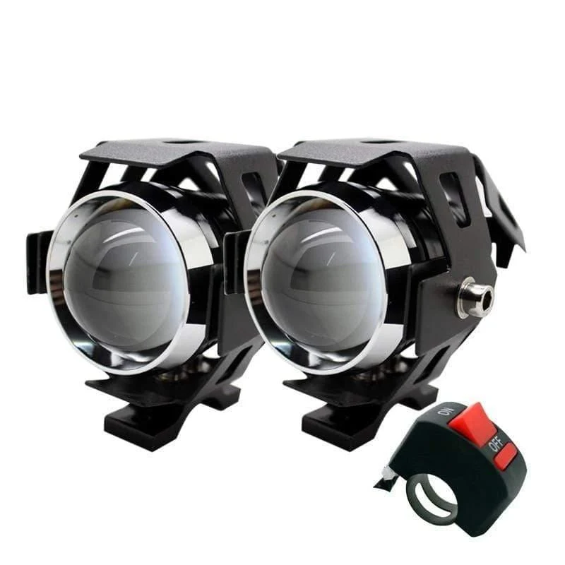 2 Teile/los SUNKIA LED Scheinwerfer High Power 125 watt Motorrad Projektor Lampe U5 3 Modi 3000LM Motorrad Kopf Nebel Lampe freies Verschiffen