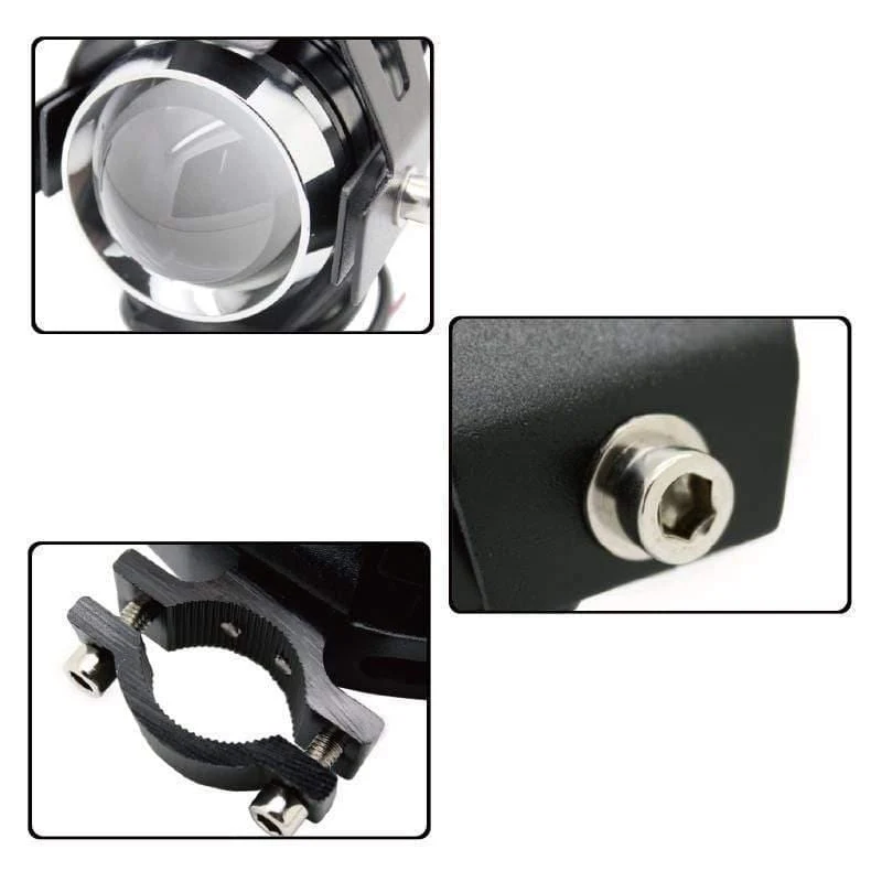 2 Teile/los SUNKIA LED Scheinwerfer High Power 125 watt Motorrad Projektor Lampe U5 3 Modi 3000LM Motorrad Kopf Nebel Lampe freies Verschiffen