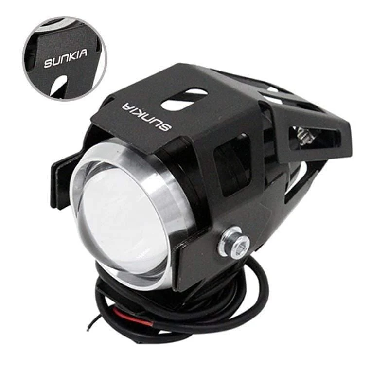 2 Teile/los SUNKIA LED Scheinwerfer High Power 125 watt Motorrad Projektor Lampe U5 3 Modi 3000LM Motorrad Kopf Nebel Lampe freies Verschiffen