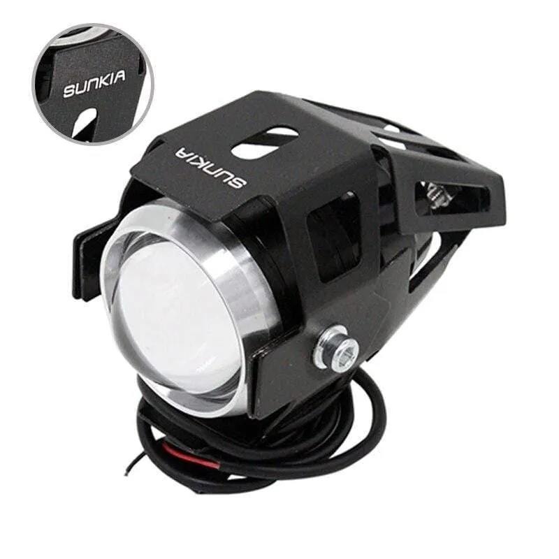 2 Teile/los SUNKIA LED Scheinwerfer High Power 125 watt Motorrad Projektor Lampe U5 3 Modi 3000LM Motorrad Kopf Nebel Lampe freies Verschiffen