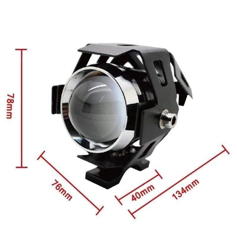 2 Teile/los SUNKIA LED Scheinwerfer High Power 125 watt Motorrad Projektor Lampe U5 3 Modi 3000LM Motorrad Kopf Nebel Lampe freies Verschiffen