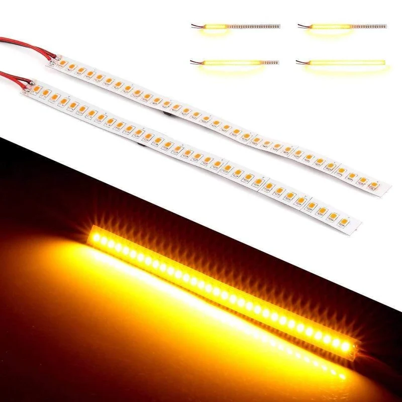 2 STÜCKE 32 LED-Lichtleiste Blinker-Kontrollleuchte Dynamische Blinkerlampen Flexible LED-Streifen für Auto Auto für Motorrad 12 V