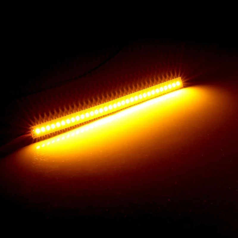 2 STÜCKE 32 LED-Lichtleiste Blinker-Kontrollleuchte Dynamische Blinkerlampen Flexible LED-Streifen für Auto Auto für Motorrad 12 V