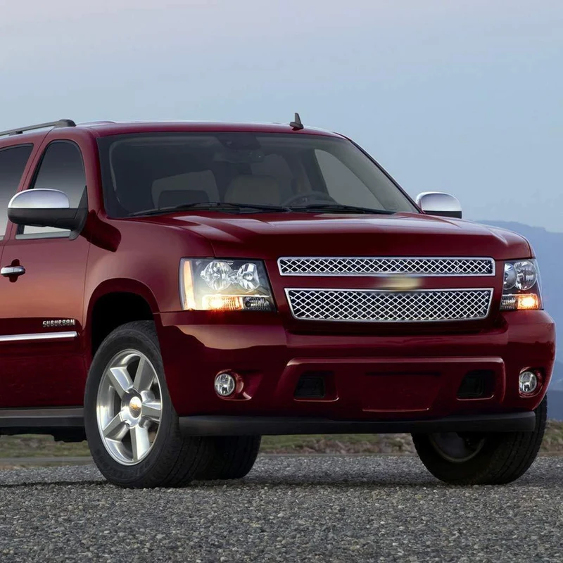 Ein Paar Tahoe-Stoßstangen-Fernscheinwerfer mit getönten Linsen und Nebelscheinwerfern mit H3-Birnen für Chevrolet Chevy 2007 2008 2009 2010 2011 2012 2013 2014