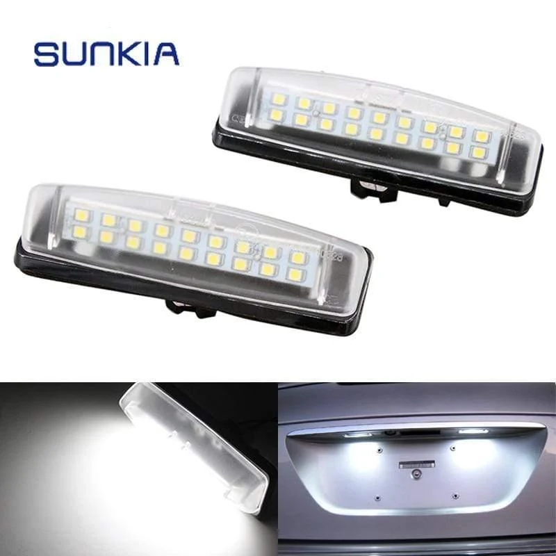 2 Teile/satz SUNKIA LED Anzahl Kennzeichenbeleuchtung Für Lexus IS200 IS300 LS430 GS300 GS430 GS400 ES300 ES330 RX300 RX330 RX350