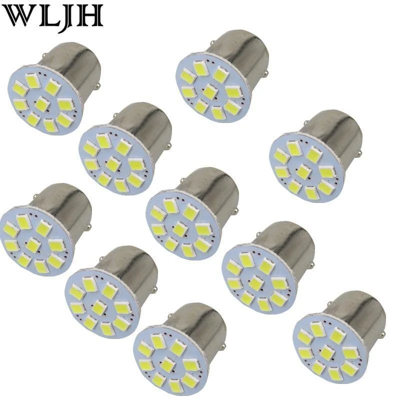 10x 24V Led 1156 BA15S P21W 1157 3528 Externe Licht Auto Lkw Anhänger RV Bremse Reverse Backup lichter Blinker Lampe Birne