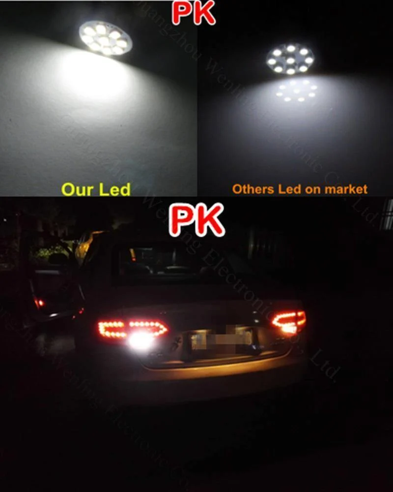10x 24V Led 1156 BA15S P21W 1157 3528 Externe Licht Auto Lkw Anhänger RV Bremse Reverse Backup lichter Blinker Lampe Birne