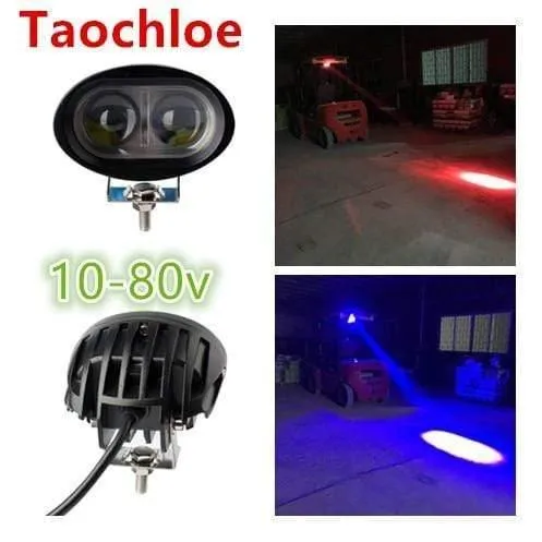 9-80V blau 48v 24v 3inch 64v 20w Licht Fahrzeugsicherheitsleuchte LED Gabelstapler Konkaver Punktstrahl nach Linde Hyster yale