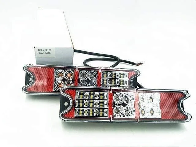 9-80V blau 48v 24v 3inch 64v 20w Licht Fahrzeugsicherheitsleuchte LED Gabelstapler Konkaver Punktstrahl nach Linde Hyster yale