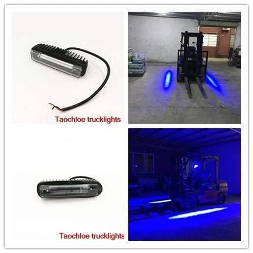 9-80V blau 48v 24v 3inch 64v 20w Licht Fahrzeugsicherheitsleuchte LED Gabelstapler Konkaver Punktstrahl nach Linde Hyster yale