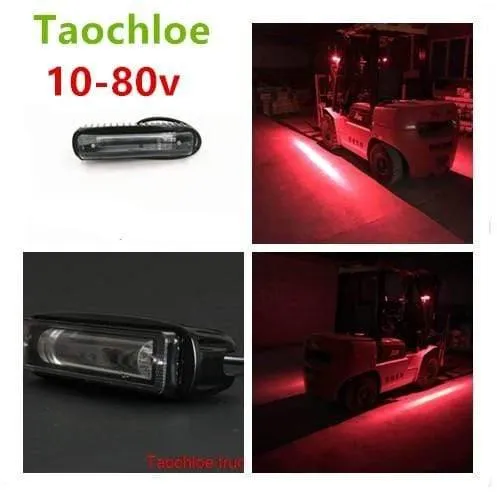 9-80V blau 48v 24v 3inch 64v 20w Licht Fahrzeugsicherheitsleuchte LED Gabelstapler Konkaver Punktstrahl nach Linde Hyster yale