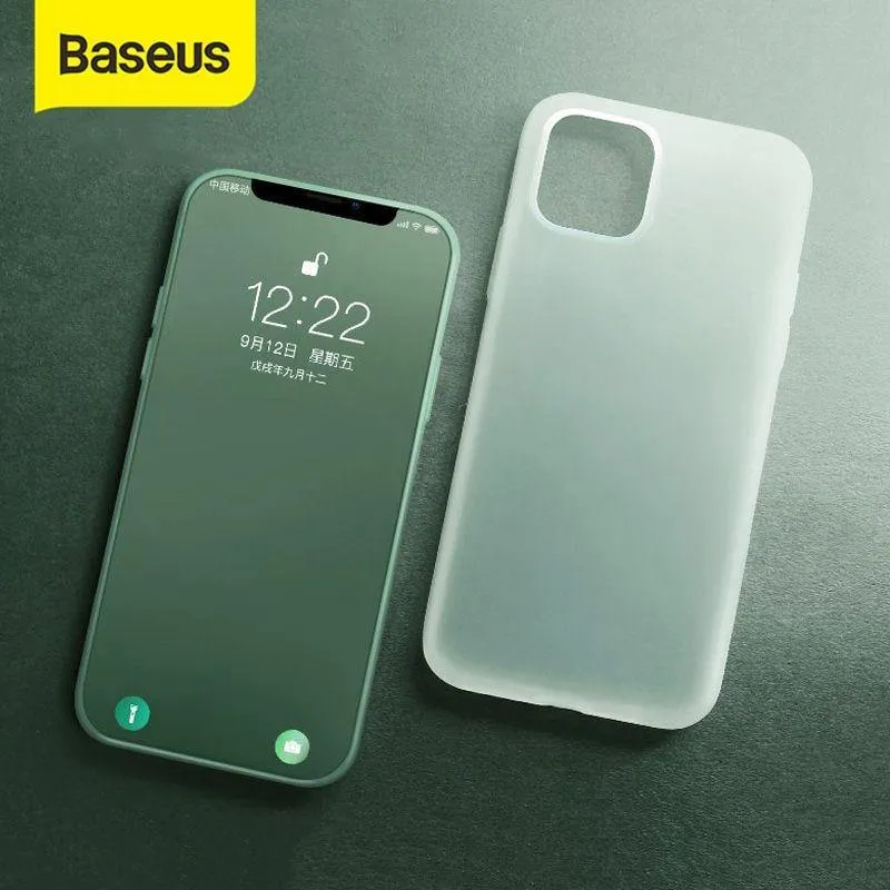 Baseus Liquid Silicone Hülle für iPhone 11 Pro Max Hülle Silikon Coque Abdeckung für iPhone 11 Pro Hülle Telefon zurück Coque Hülle