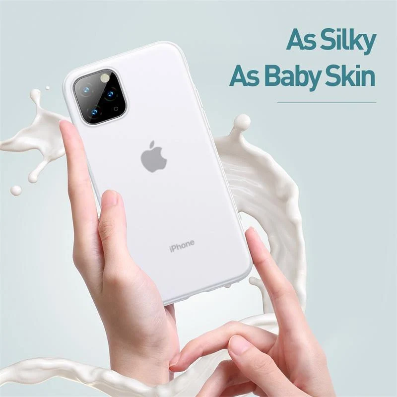 Baseus Liquid Silicone Hülle für iPhone 11 Pro Max Hülle Silikon Coque Abdeckung für iPhone 11 Pro Hülle Telefon zurück Coque Hülle