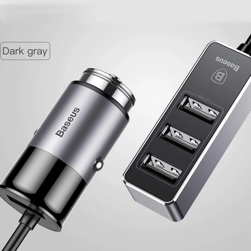 Baseus 4 USB Fast Autoladegerät für iPhone iPad Samsung Tablet Handy Ladegerät 5V 5.5A Auto USB Ladegerät Adapter Auto-Ladegerät