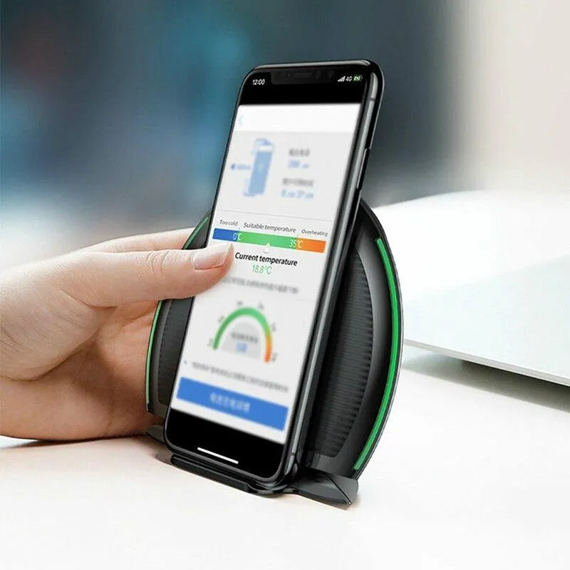 Baseus Collapsible Qi Wireless-Ladegerät für iPhone 11 Pro Max X XR XS Multifunktions-Wireless-Schnellladegerät für Samsung S9 / S9 + / S8 (schwarz)