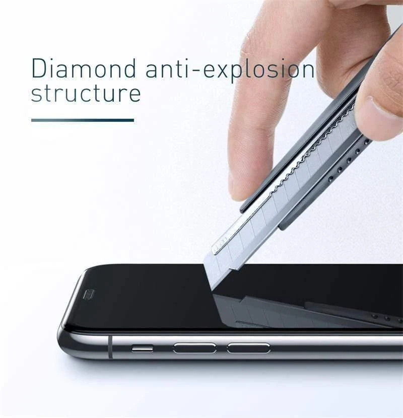 Baseus 0.3 mm gehärtetes Schutzglas für iPhone 11 Pro Glas Vollschutz-Displayschutzglas für iPhone 11 Pro Max 2019