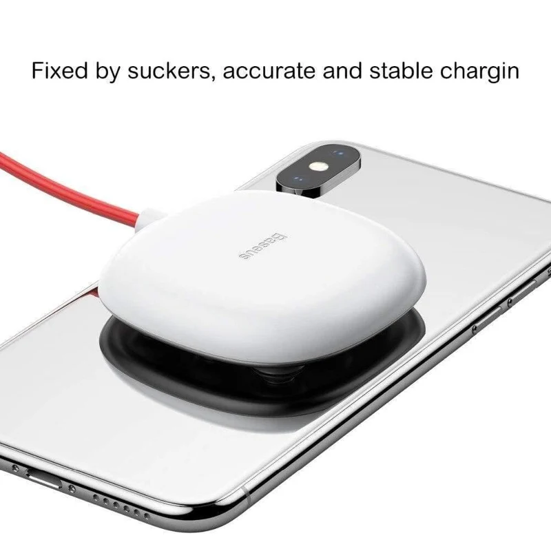 Baseus Spider Saugnapf Drahtloses Ladegerät für iPhone XR XS Max Tragbares schnelles kabelloses Ladegerät für Samsung Note 10 9 S9 + S8