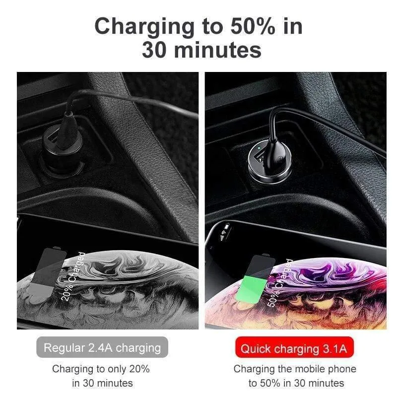 Baseus Autoladegerät Zigarettenanzünder Steckdose Splitter Hub Netzteil für iPhone Samsung Handy Expander Ladegerät DVR GPS